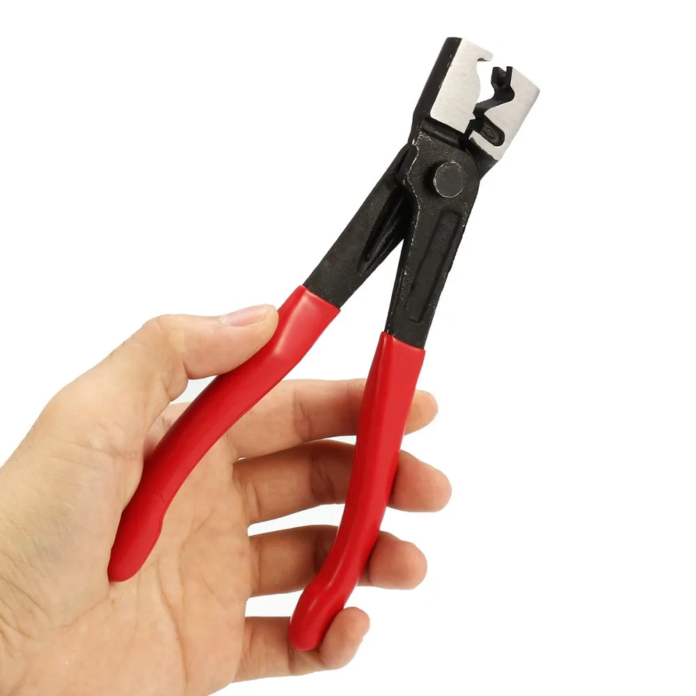 130/80/45pcs Stainless Steel Ear Stepless Clamp Worm Drive Fuel Water Hose Pipe Clamps Clips+ 1PC Hose Clip Clamp Pliers