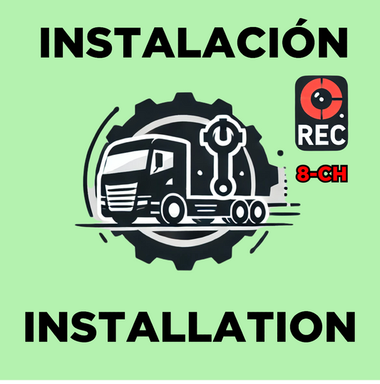 Instalación de Sistema de Seguridad y Rastreo para Camiones 8CH
