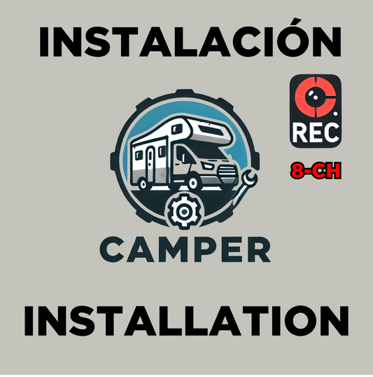 Instalación de Sistema de Seguridad y Rastreo para Campers 8-CH