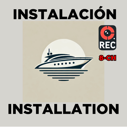Instalación de Sistema de Seguridad y Rastreo para Yates 8-CH