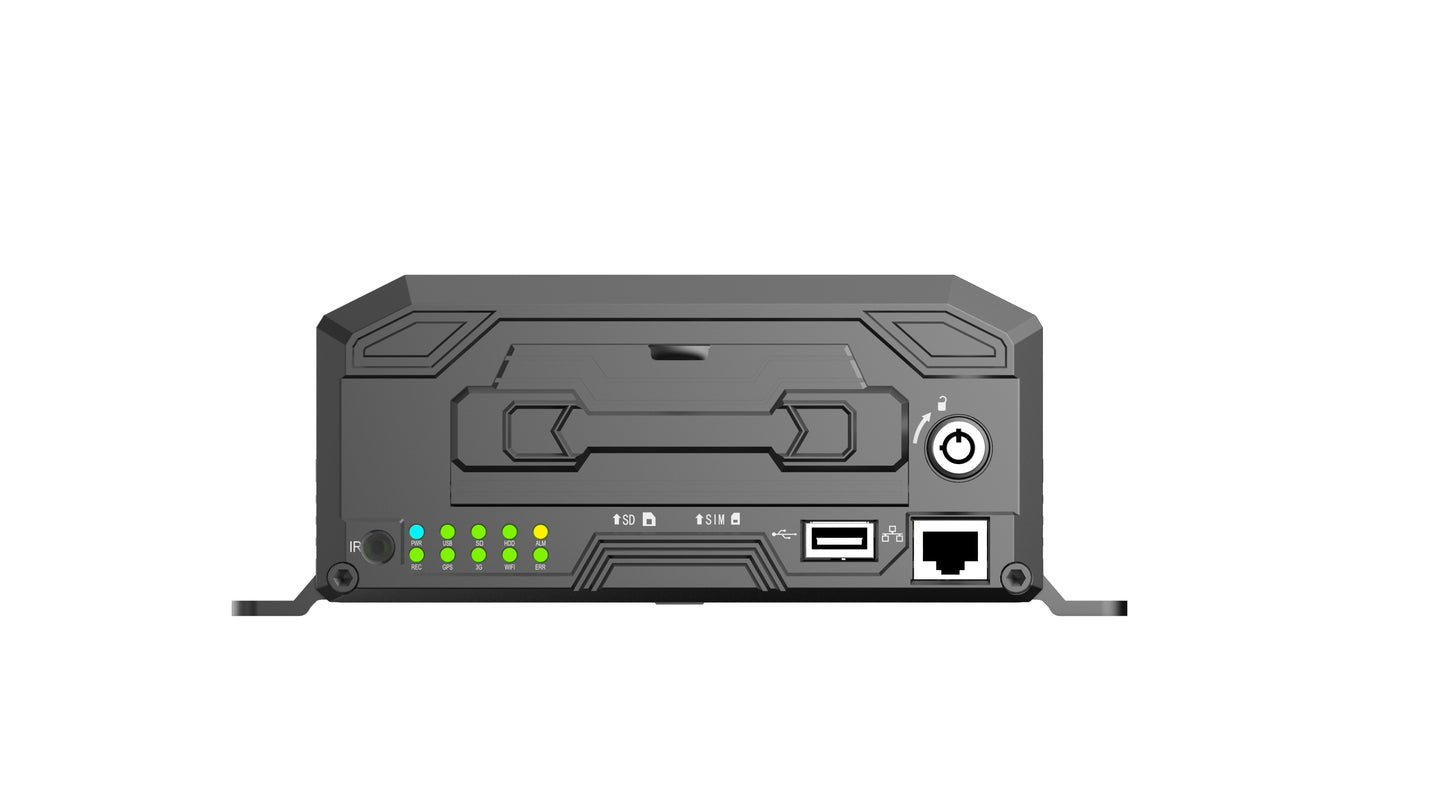 8CH AHD 1080P MDVR - Sistema de Vigilancia Móvil para Vehículos