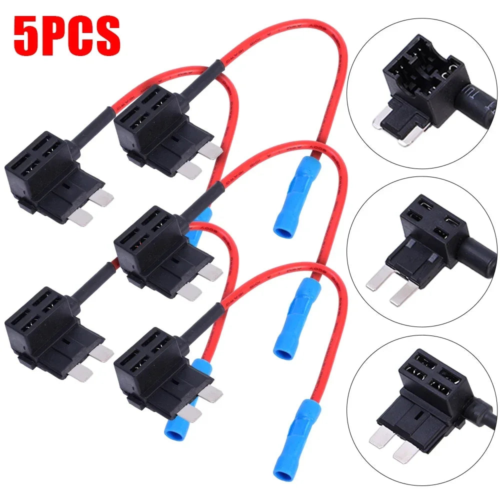 Car Fuse Box Electrical Appliances Mini Small Medium Car Fuse Holder Auto Circuit Extender Add-a-circuit Power Supply Adapter