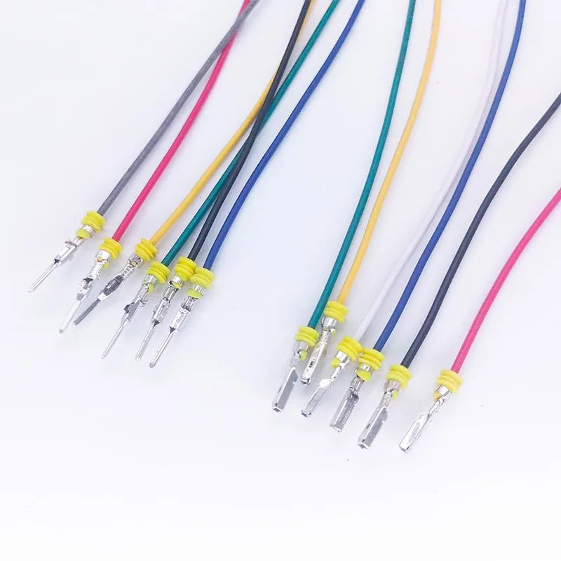 electrical connectors terminals Automotive Connector Piece 2.2/ 2.8/ 3.5 MM Male And Female  Interconnected car terminal