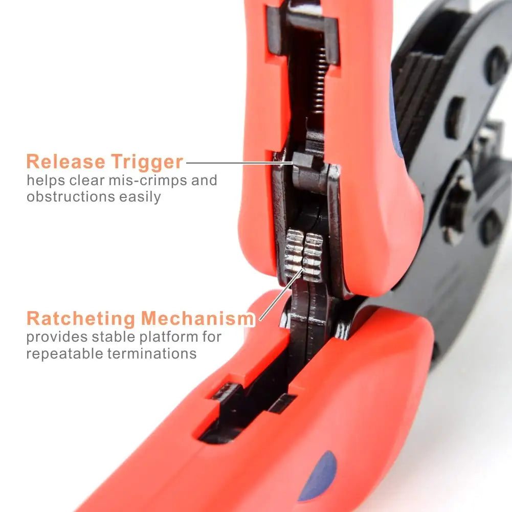 Solar Crimping Tool Kit Crimper for 2.5-6.0mm2 Solar Panel PV Connectors Cable