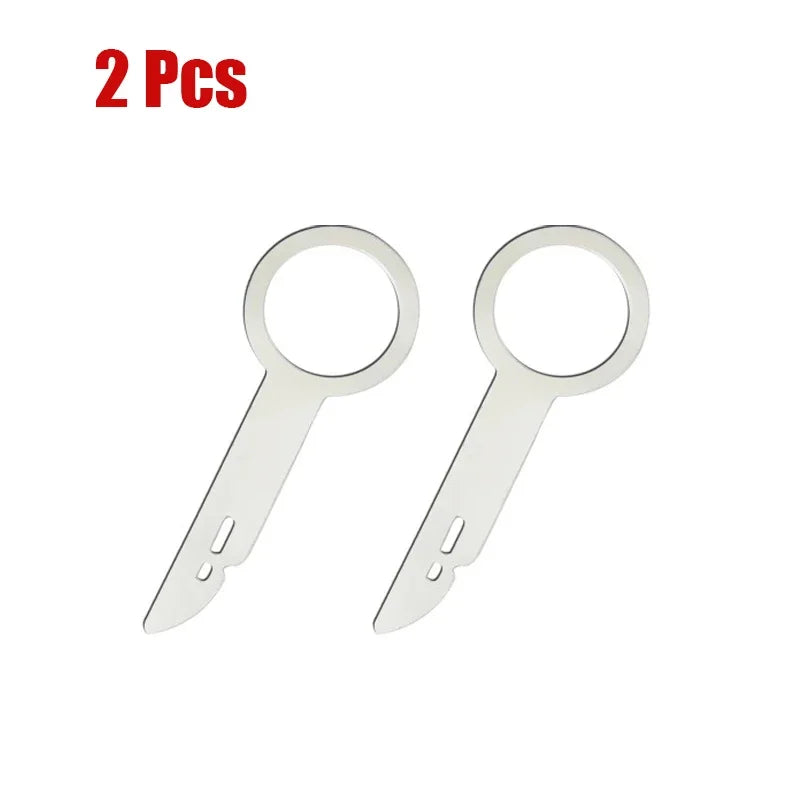 2/4Pcs Car Audio Removal Key CD DVD Car Radio Install Disassembly Tool Car Stereo Install Removal Tool for Skoda for Audi