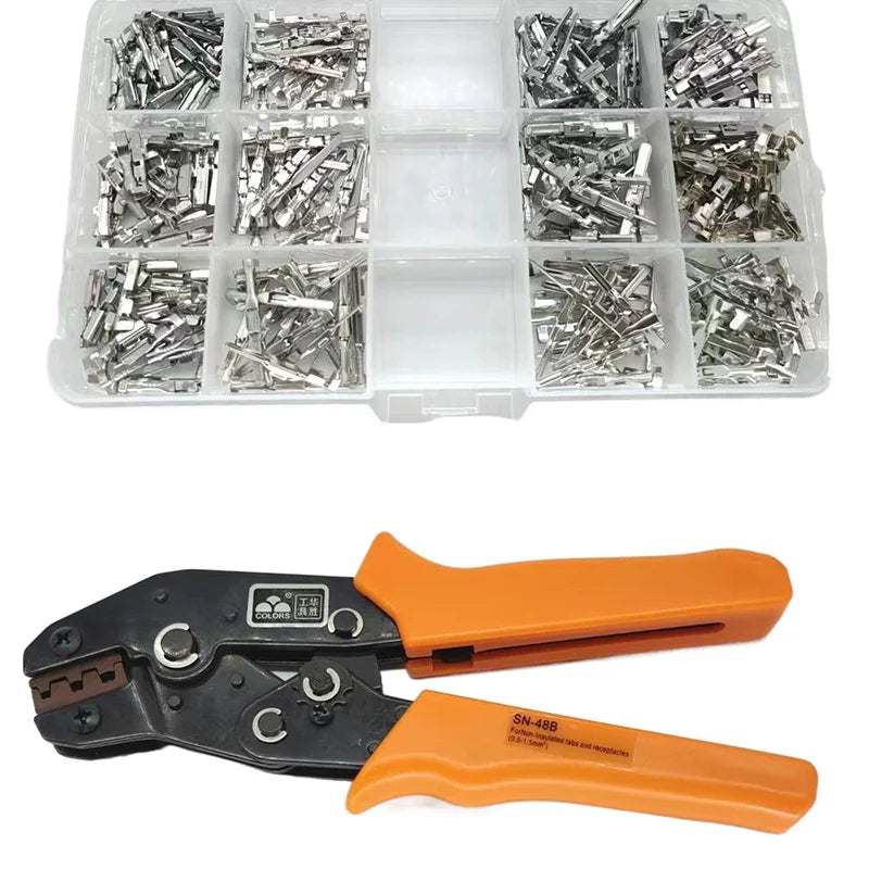 electrical connectors terminals Automotive Connector Piece 2.2/ 2.8/ 3.5 MM Male And Female  Interconnected car terminal