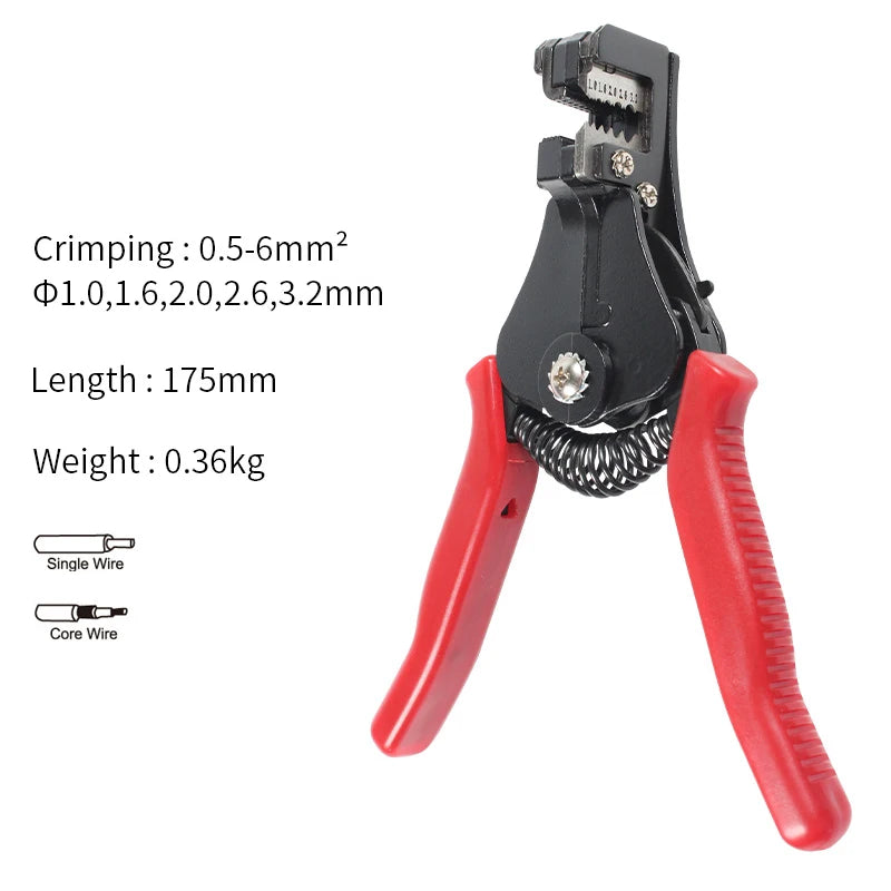 Solar Crimping Tool Kit Crimper for 2.5-6.0mm2 Solar Panel PV Connectors Cable