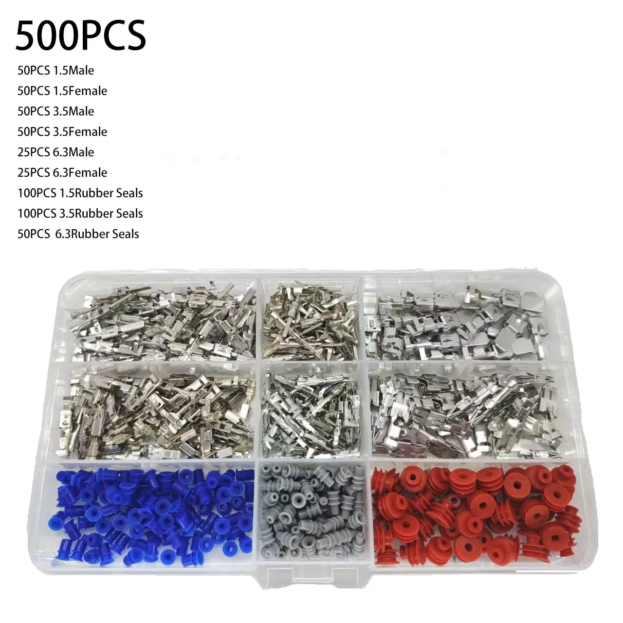 electrical connectors terminals Automotive Connector Piece 2.2/ 2.8/ 3.5 MM Male And Female  Interconnected car terminal