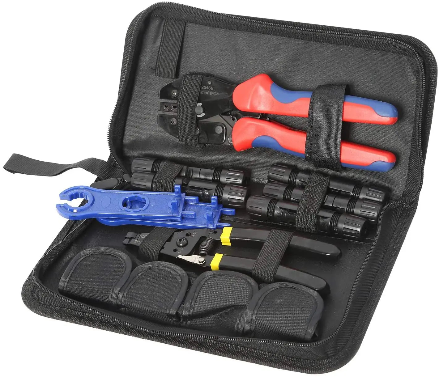 Solar Crimping Tool Kit Crimper for 2.5-6.0mm2 Solar Panel PV Connectors Cable