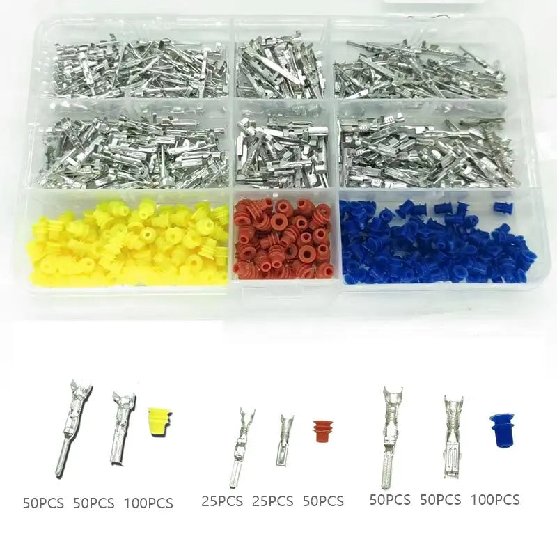 electrical connectors terminals Automotive Connector Piece 2.2/ 2.8/ 3.5 MM Male And Female  Interconnected car terminal